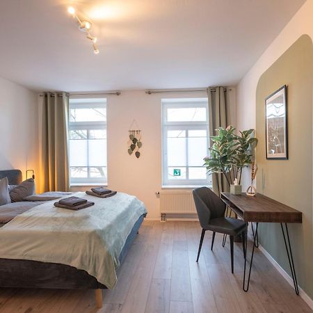 Boho-Suite - Sauna, Netflix, Nespresso, Zentral, Messe Chemnitz Zewnętrze zdjęcie