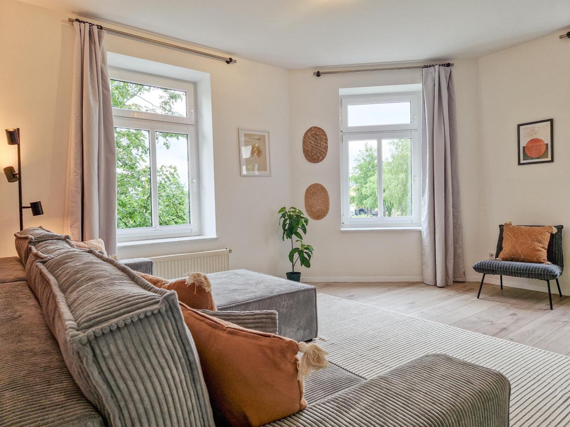 Boho-Suite - Sauna, Netflix, Nespresso, Zentral, Messe Chemnitz Zewnętrze zdjęcie